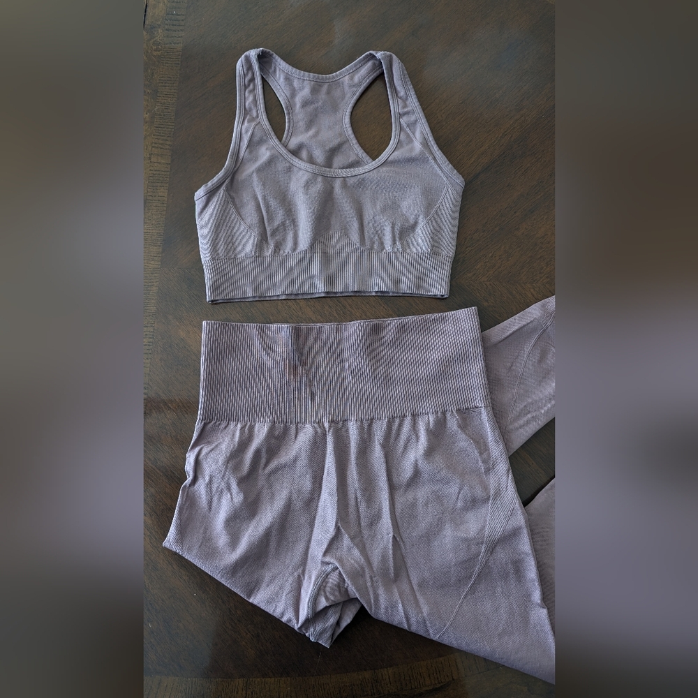 Women's Dusty Rose Sports Athletic Set
